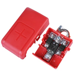 32V 400A Red Positive Battery Terminal Battery Terminal Cable Clamp + For Renault Clio III Megane Scenic II 8200381281