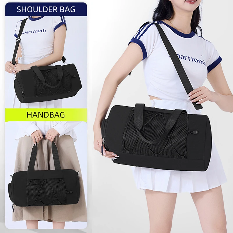 

Fitness Gym Bag with Shoes Pocket Outdoor Travel Business Trip Luggage Handbag Dry Wet Short Distance Yoga Swimming Shoulder Bag