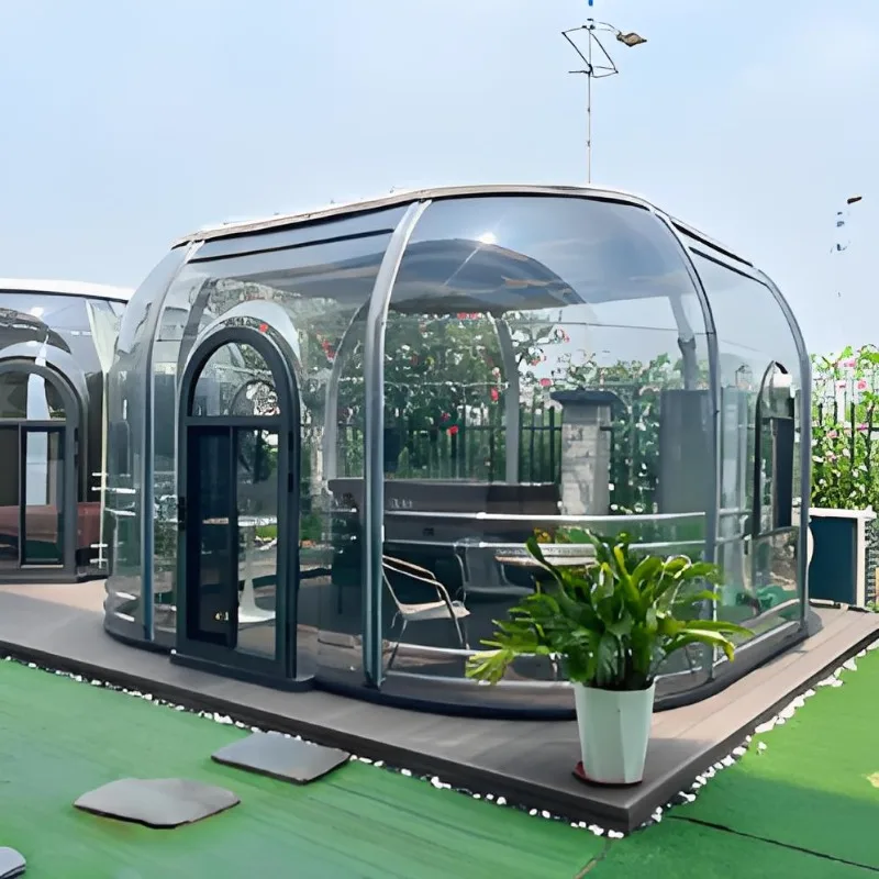 All Season Inflatable Bubble House Transparent Dome Tent for Outdoor Glamping Resort Camping Hotel Use Heavy Duty