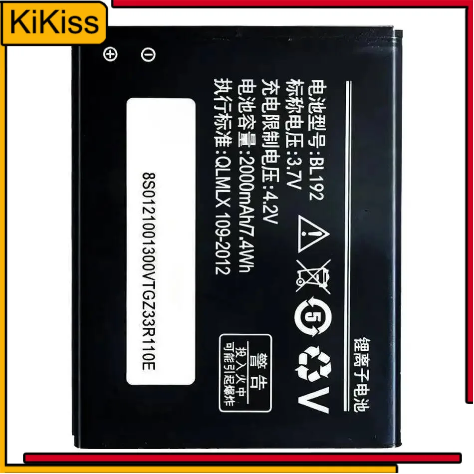 

Mobile Phone Battery BL192 High Performance For Lenovo Lephone A300 A750 A590 A680 A529 A328T A338T A505E A388T A560 2000Mah