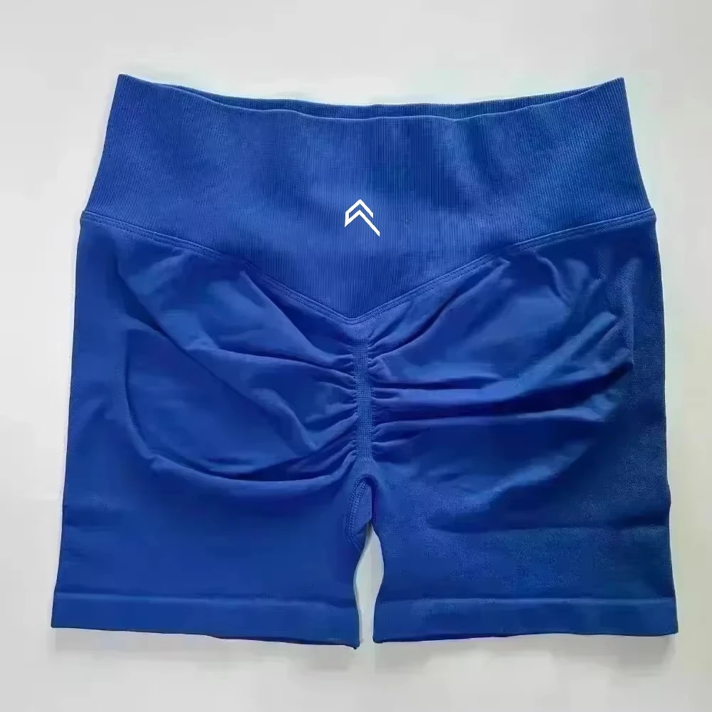 

2025 Pilates Yoga Pants Women's Elastic Yoga Shorts Silicone Label Non-deforming Sports Tight Yoga Pants Breathable Shorts