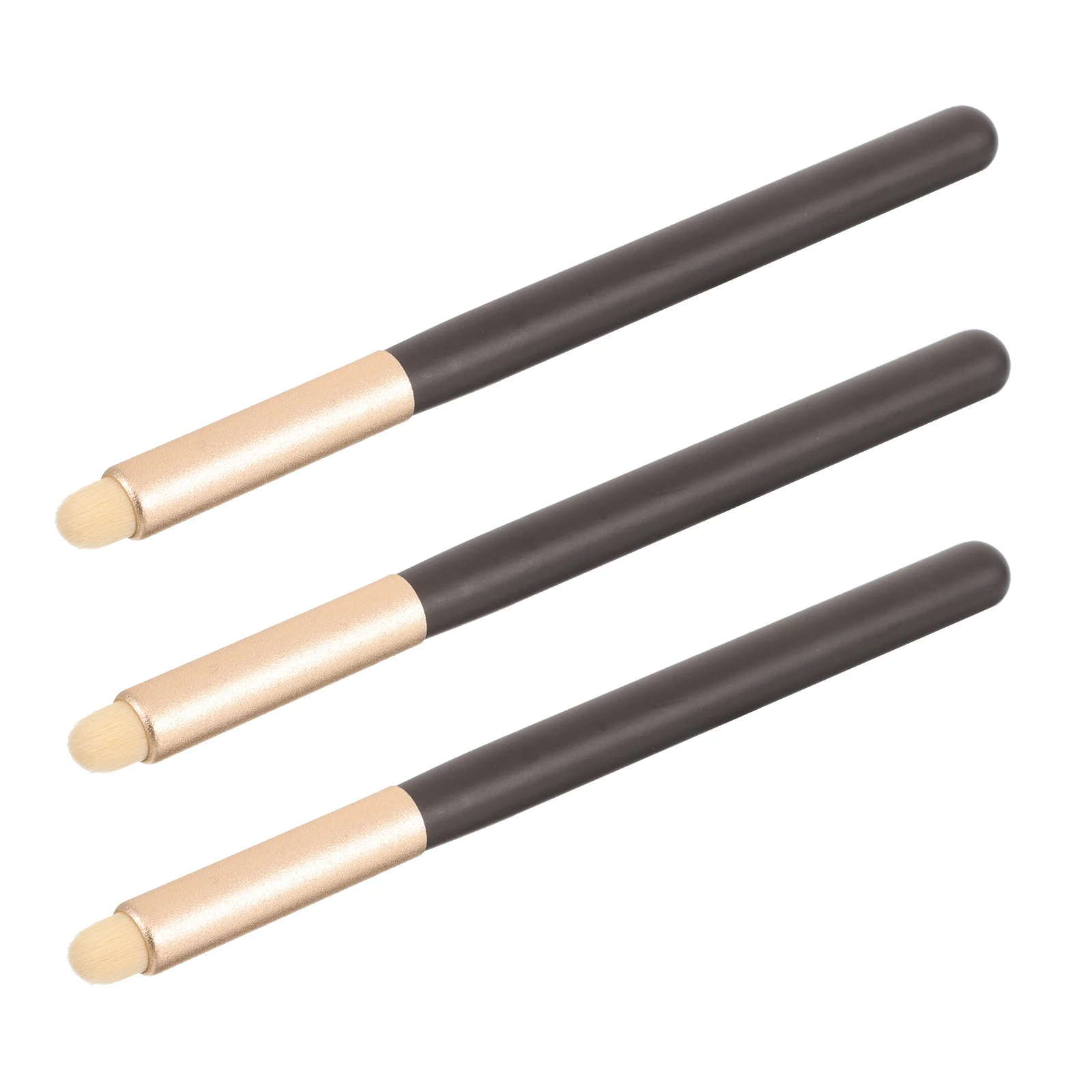 3 قطعة فرشاة الشفاه للنساء فرش ماكياج المحمولة أحمر الشفاه قضيب عصا لاستخدام ملمع الشفاه بلسم كريم المخفي