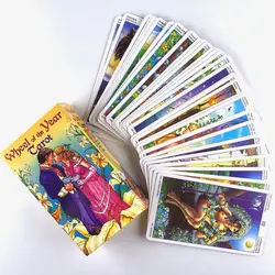 10.3*6cm Wheel of The Year Tarot Deck Leisure Party Table Game Fortune-telling Prophecy Oracle Cards