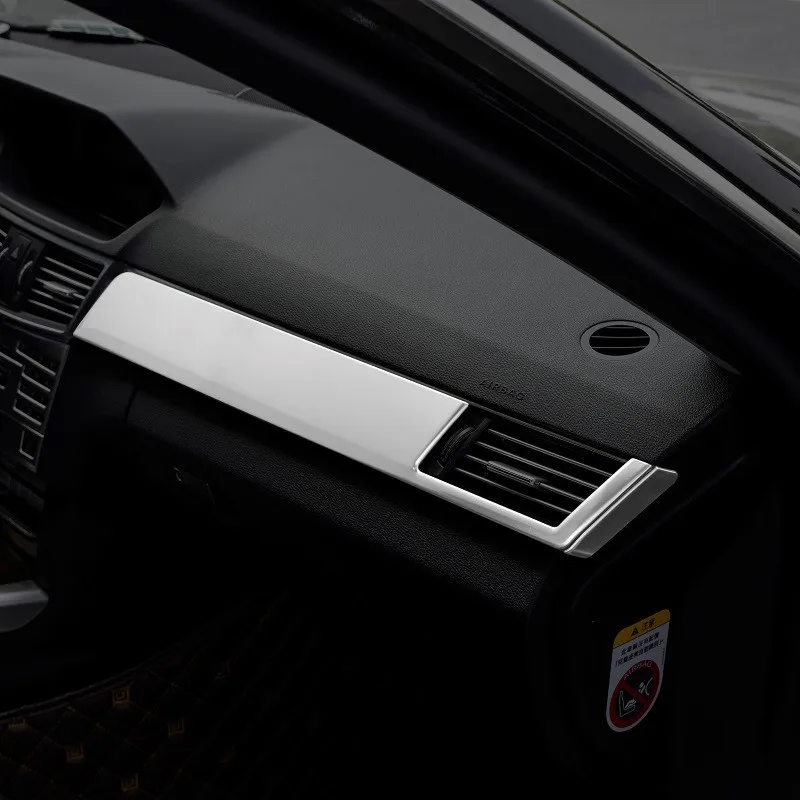 

For Mercedes Benz E Class W212 2009 2010 2011 2012 2013 Center Console Dashboard Trim Panel Cover Instrument Decorative Strip