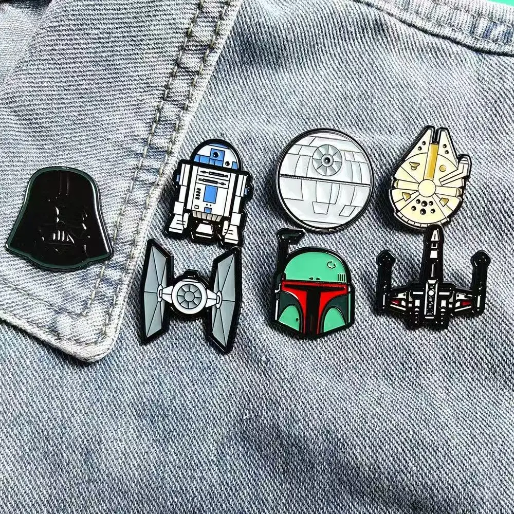 1/7 قطعة فيلم الخيال العلمي المينا بروش التلبيب شارة بدبابيس على ظهره الملابس والاكسسوارات مجوهرات الأزياء هدايا الأصدقاء #3