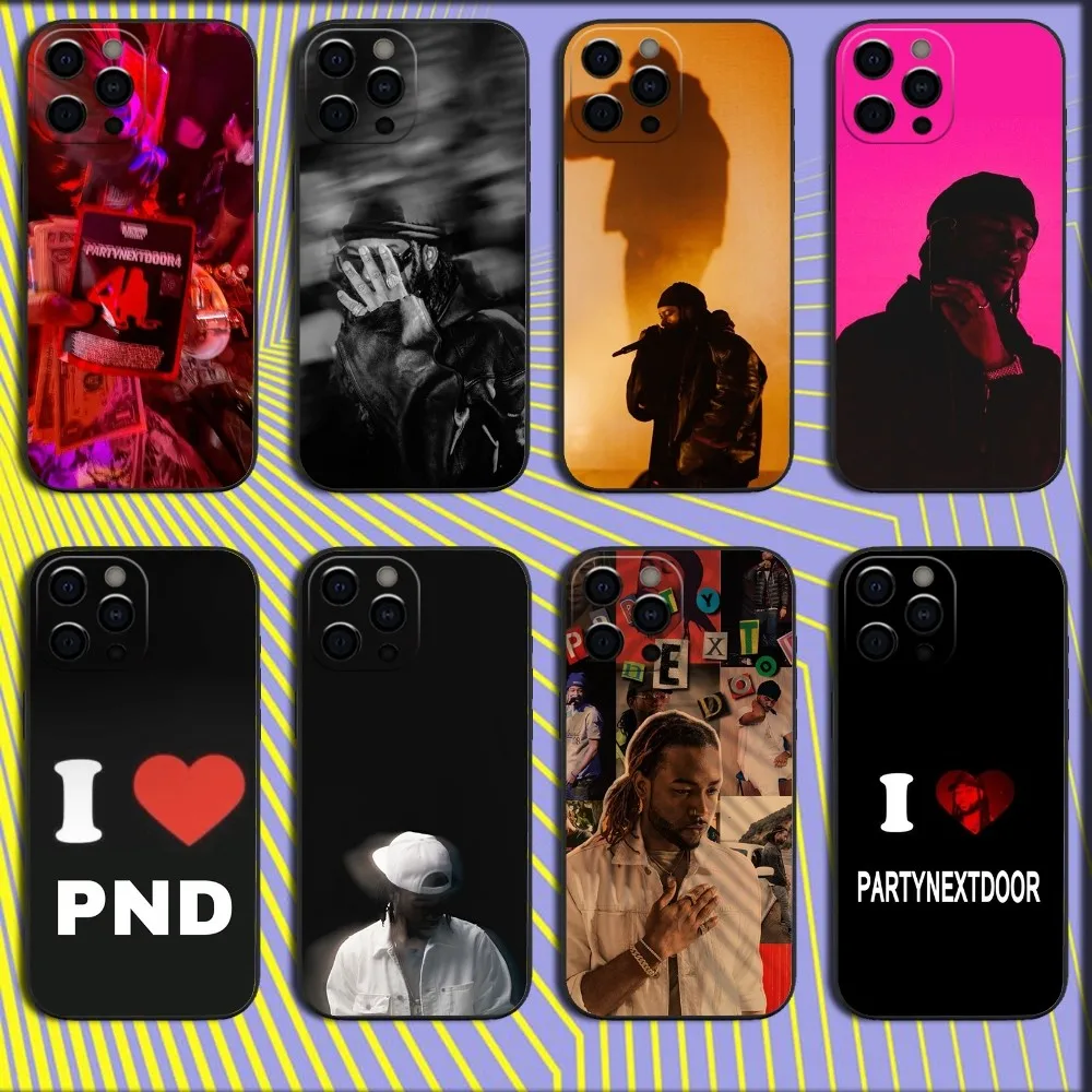 

Music P-Partynextdoor Rap Phone Case For iPhone 16,15,14,13,12,11,Pro,X,XS,Max,XR,Plus,Mini Soft Black Cover