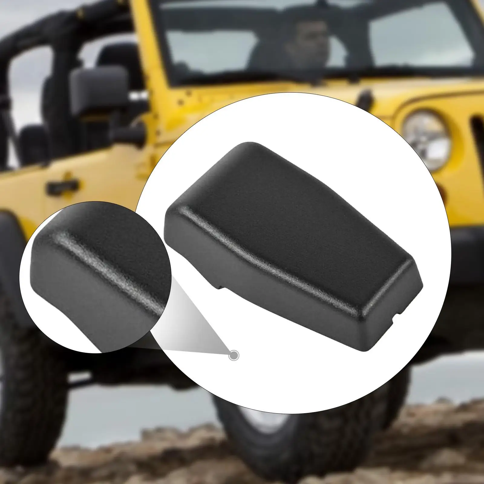 

Пластиковая крышка петли стекла задней двери багажника, замена заднего окна, автомобильная запчасть для Jeep Wrangler JK 2007-2017