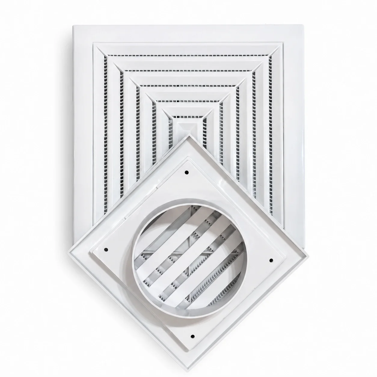 New ABS Adjustable Air Outlet Wall/Ceiling Vents Ducts Ventilation Grille Covers Plastic Air Outlets Heating and Cooling Systems view 3