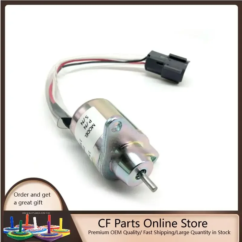 

Fuel Shutdown Shut Off solenoid 119233-77932 119233-66510 119233-66511 For Yanmar Woodward 1503ES-12S5SUC12S