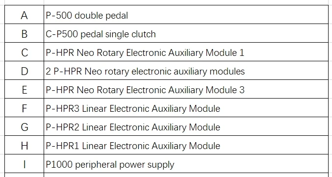 Teile für SIMAGIC P500 Racing Emulator Pedal 100 kg Drucksensor Gaming Lenkrad P-500