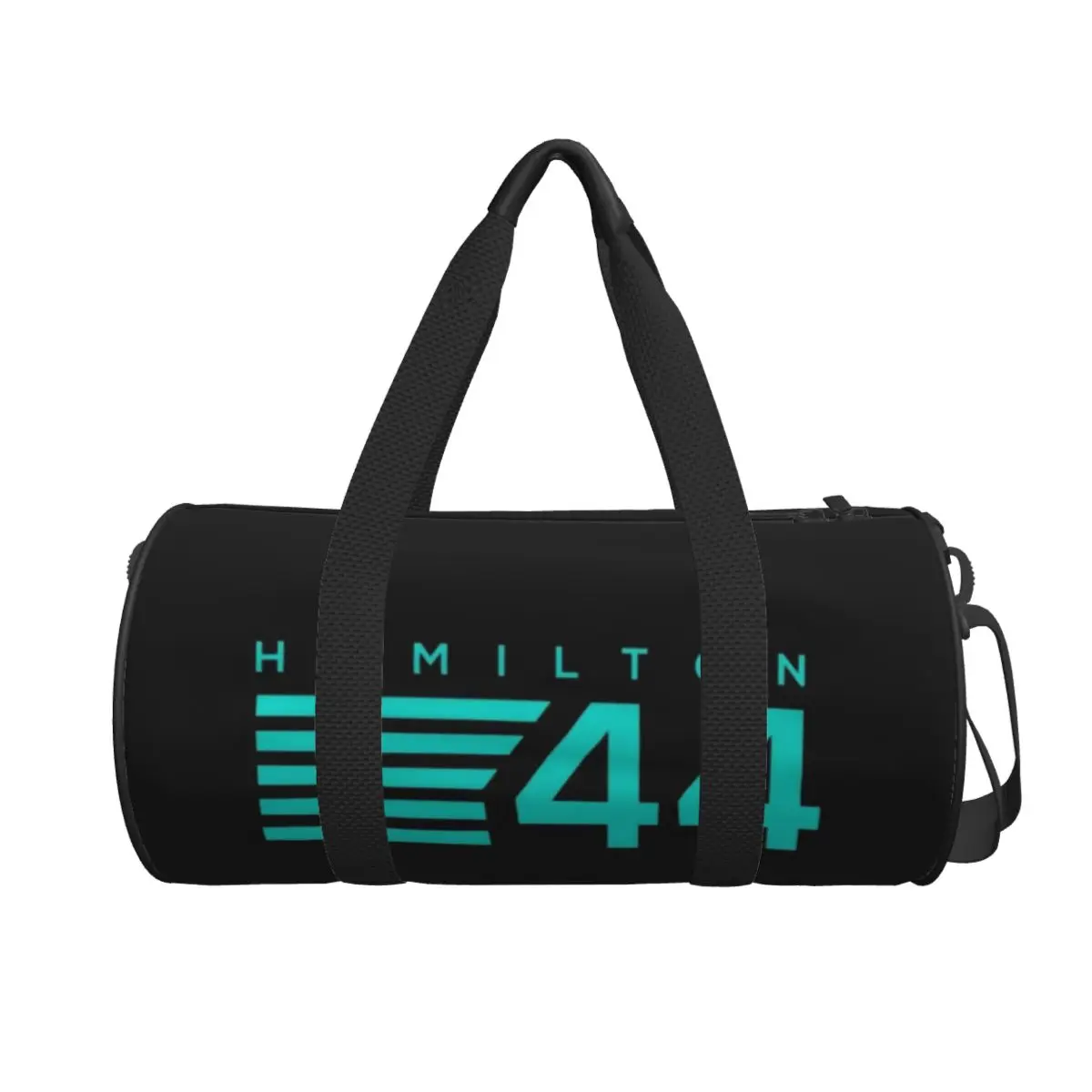 L-Lewis Hamilton 44 Round Large Capacity Travel Duffel Bag, Handheld travel bag, lightweight storage luggage bag