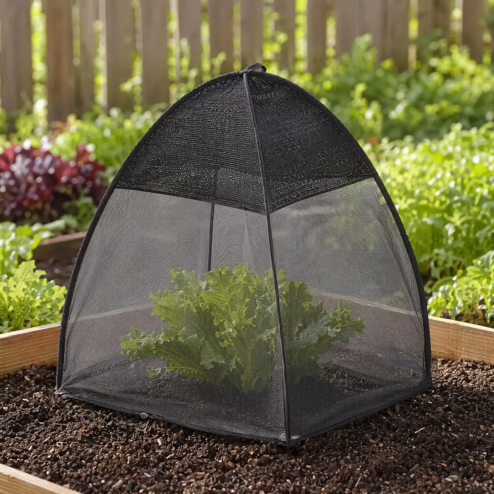 Plant Shade Cover Pop-up Plant Cover Tent with Ground Stakes Garden Bird Netting Shade Cover Barrier Sun for Vegetables