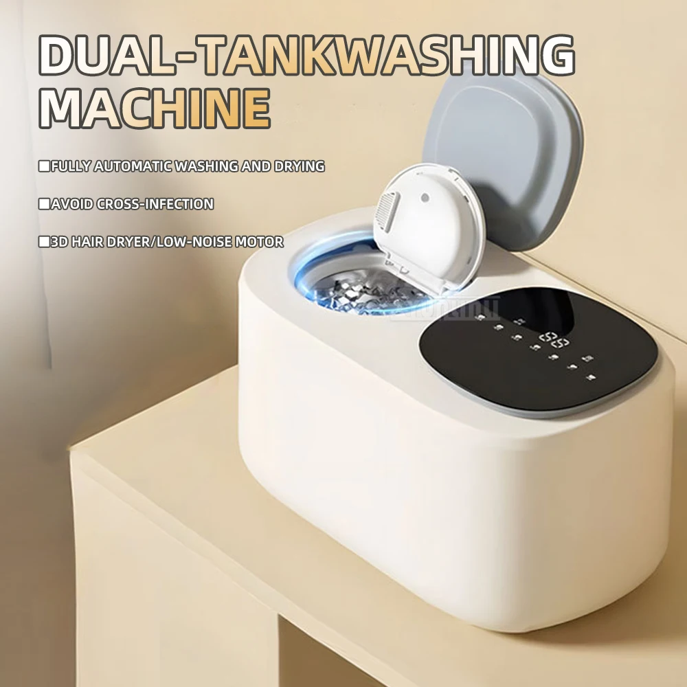 Automatic Washing Machine Sock Washer Compact High-Temperature Soak Wash Cleaning All-In-One Appliance