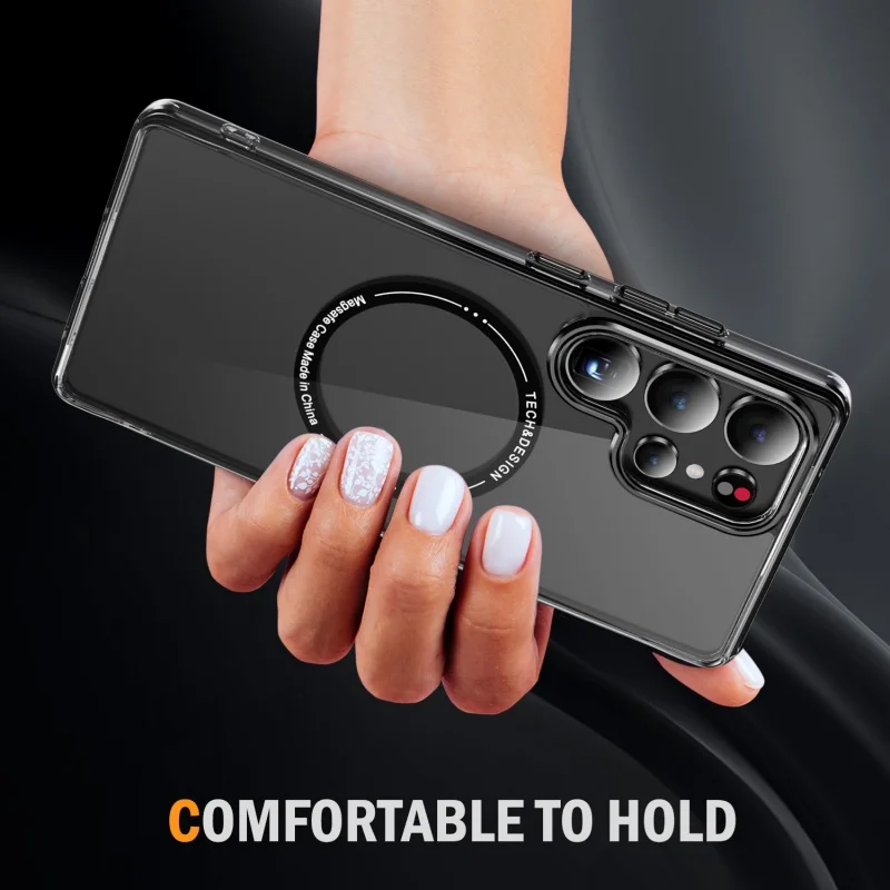 Built-in Airbag Shockproof Case For Samsung S25 S24 S23 FE Plus Ultra A56 A16 A55 A15 For Magsafe Wireless Charge Magnetic Cover