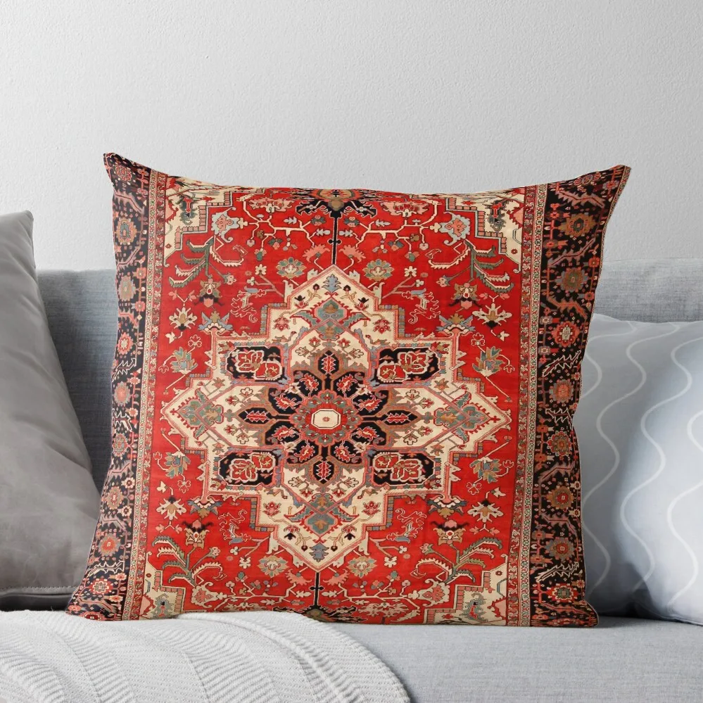 

Antique Persian Serapi Rug Print Throw Pillow Sofa Cushions Covers Pillow Case Christmas Pillow Case Cushions For Sofa