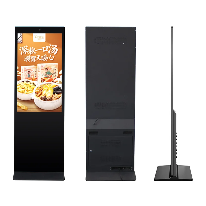 32 43 55 65 Inch Indoor Outdoor Lcd Digital Signage Floor Stand Touch Screen Kiosk Oem Odm Ad Display Machine For Shopping Mall