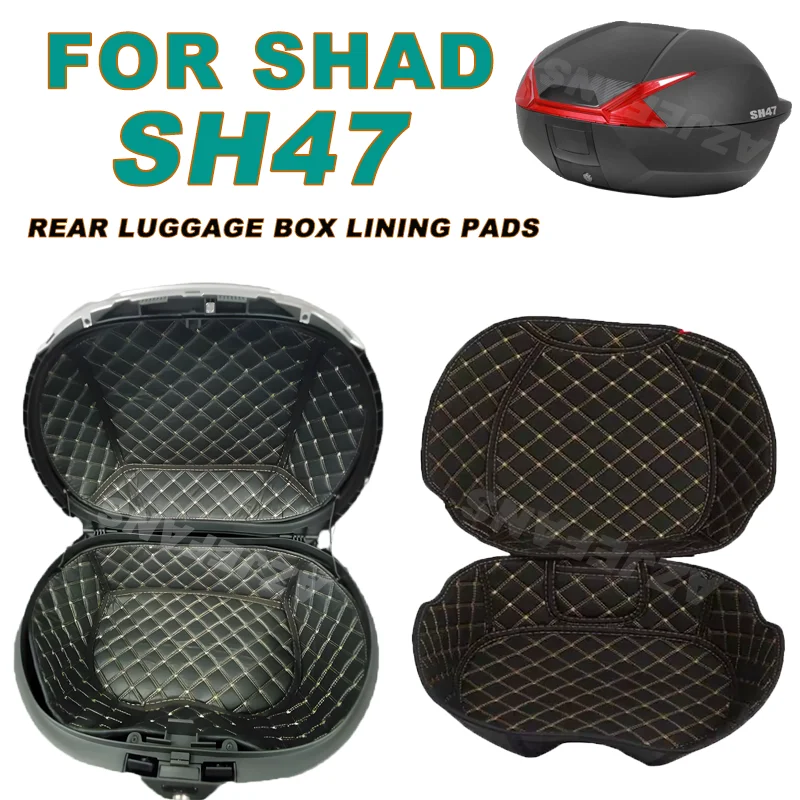 For SHAD SH47 Motorcycle Top Case Protector Storage Box Mat Accessories