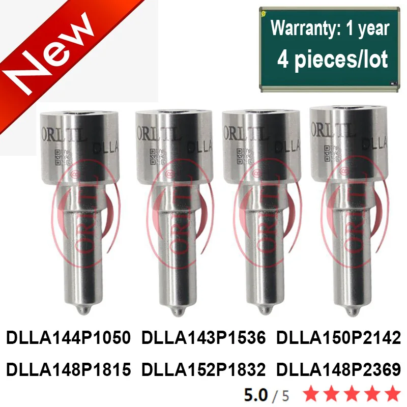 

4 шт., форсунки для инжектора BOSCH DLLA144P1050 DLLA143P1536 DLLA150P2142 DLLA148P1815 DLLA152P1832 DLLA148P2369