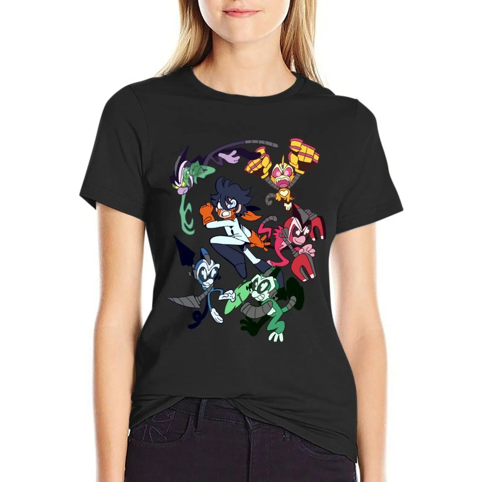 Super Robot Monkey Team :-) T-Shirt funny Female clothing t shirts for Women graphic