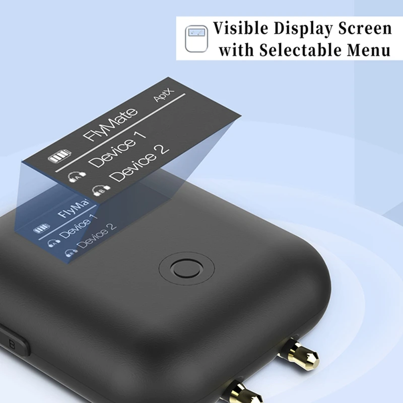 Аудиоадаптер Mmjack 3,5 Dongle Fly01 Передатчик Bluetooth 5.0 Передатчик Aptx HD