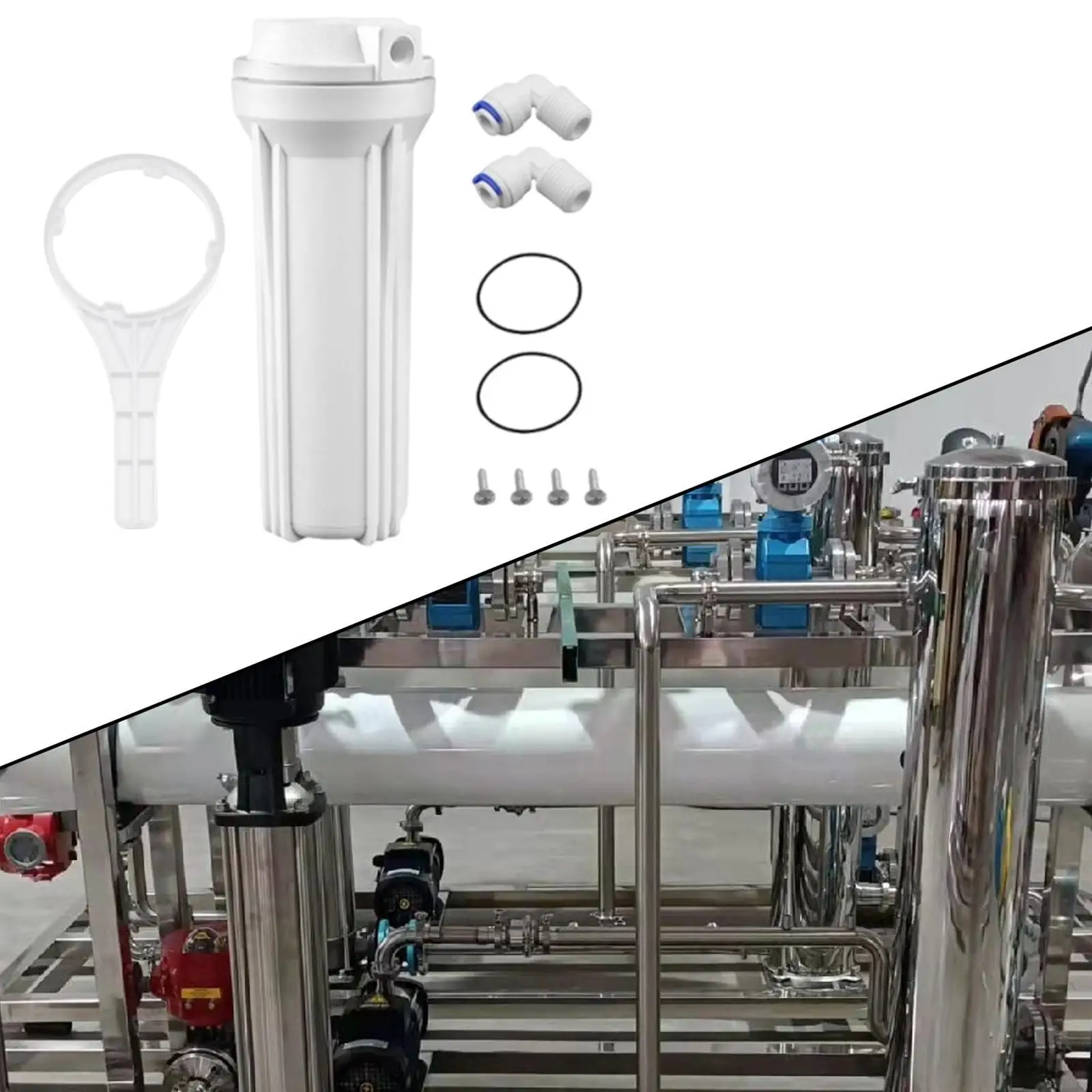 Wasserfiltergehäuse, professionelles tragbares Ersatzzubehör, 25,4 cm