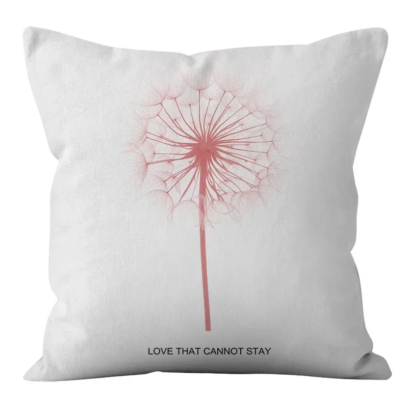 45x45cm Princess Pink Letter Pillowcase ins Nordic Crown Animal Cushion Cover Sofa Office Seat Home Decoration