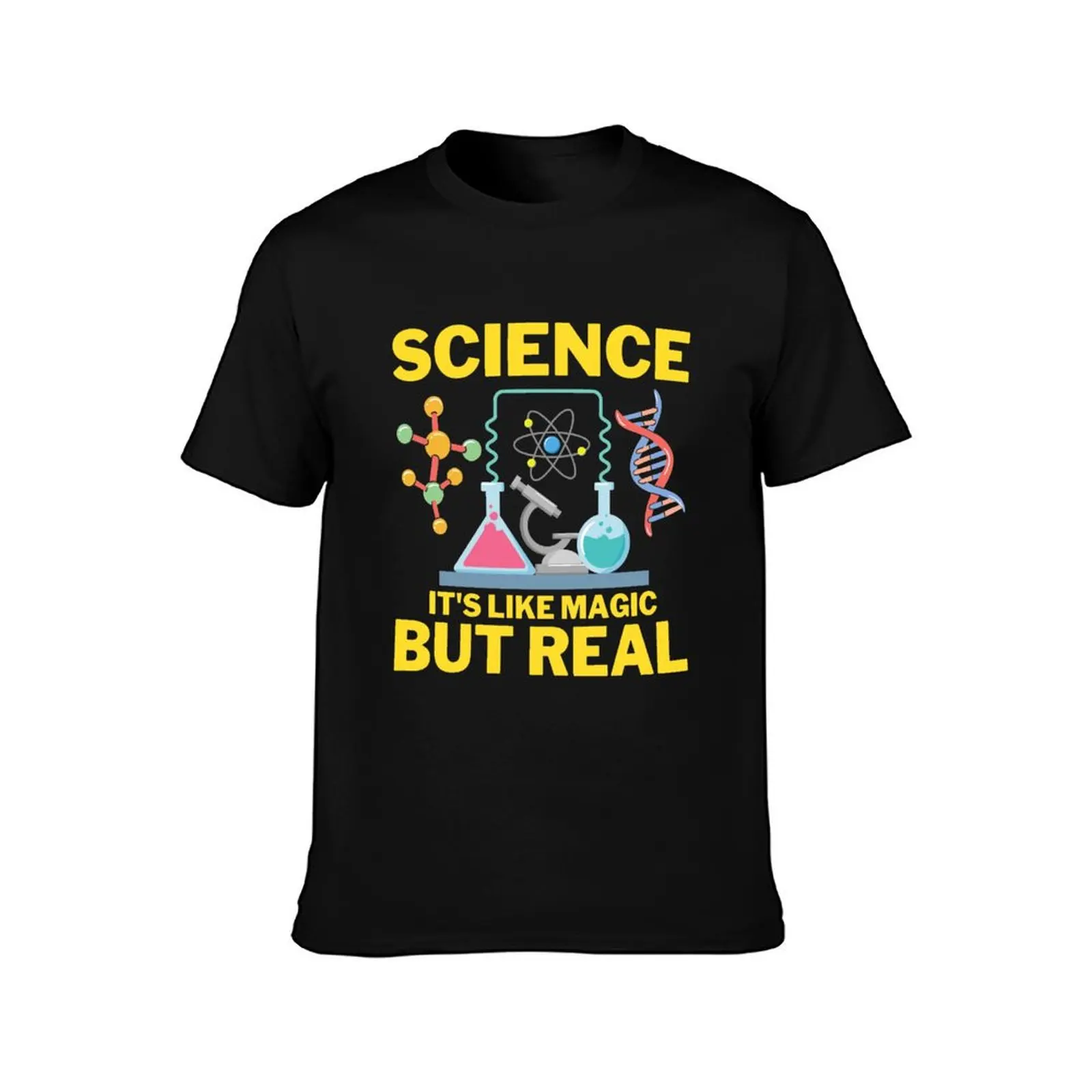 Science It's Like Magic But Real T-Shirt Lightweight Casual Summer T-Shirt