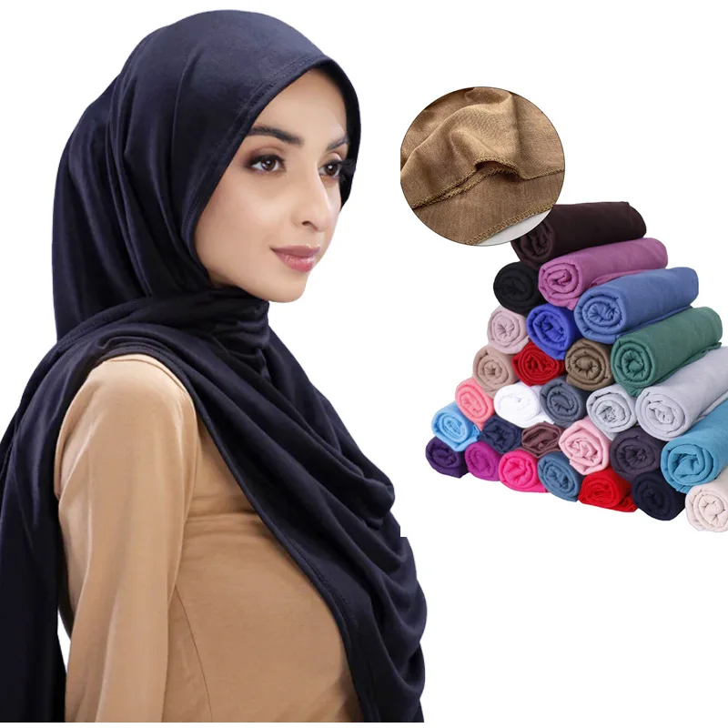 

Новый мусульманский женский тюрбан, шапки-хиджаб, однотонный платок, исламский шарф, тюрбан, удлиненный хвост, повязка на голову, тюрбан, повязка на голову, тюрбан