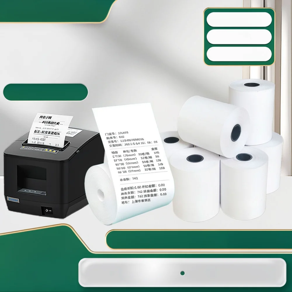 Thermal Paper Roll For Kechang Receipt Printer Paper Cash Register Supplies Pos Machine Printing Bills Paper Clear Print