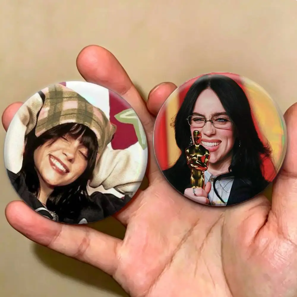 WILDFLOWER band B-Billie E-Eilish Badges Creative Tinplate Button PinsBrooch Badge Clothes Backpack