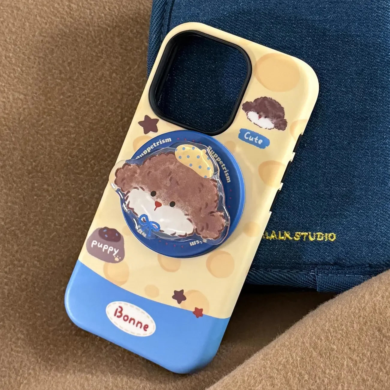 개인 맞춤형 치즈 그레이 플래닛 강아지 폰 케이스 마그네틱 아이폰 17 16 15 14 13 12 11 프로 맥스 Y2K 커버 충격 방지 힐링