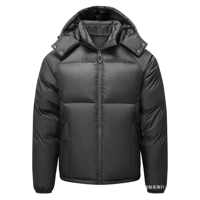 Men's 2026 Winter Thick down Cotton Jacket 30D Soft Bread Cotton Coat for Warmth New Cotton Jacket for Men