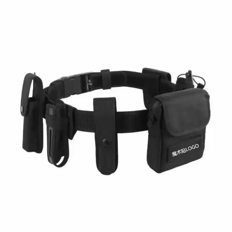 Nylon Security Accessories New Standard Baton Flashlight Walkie-Talkie Holster Multi-Functional Waist Belt