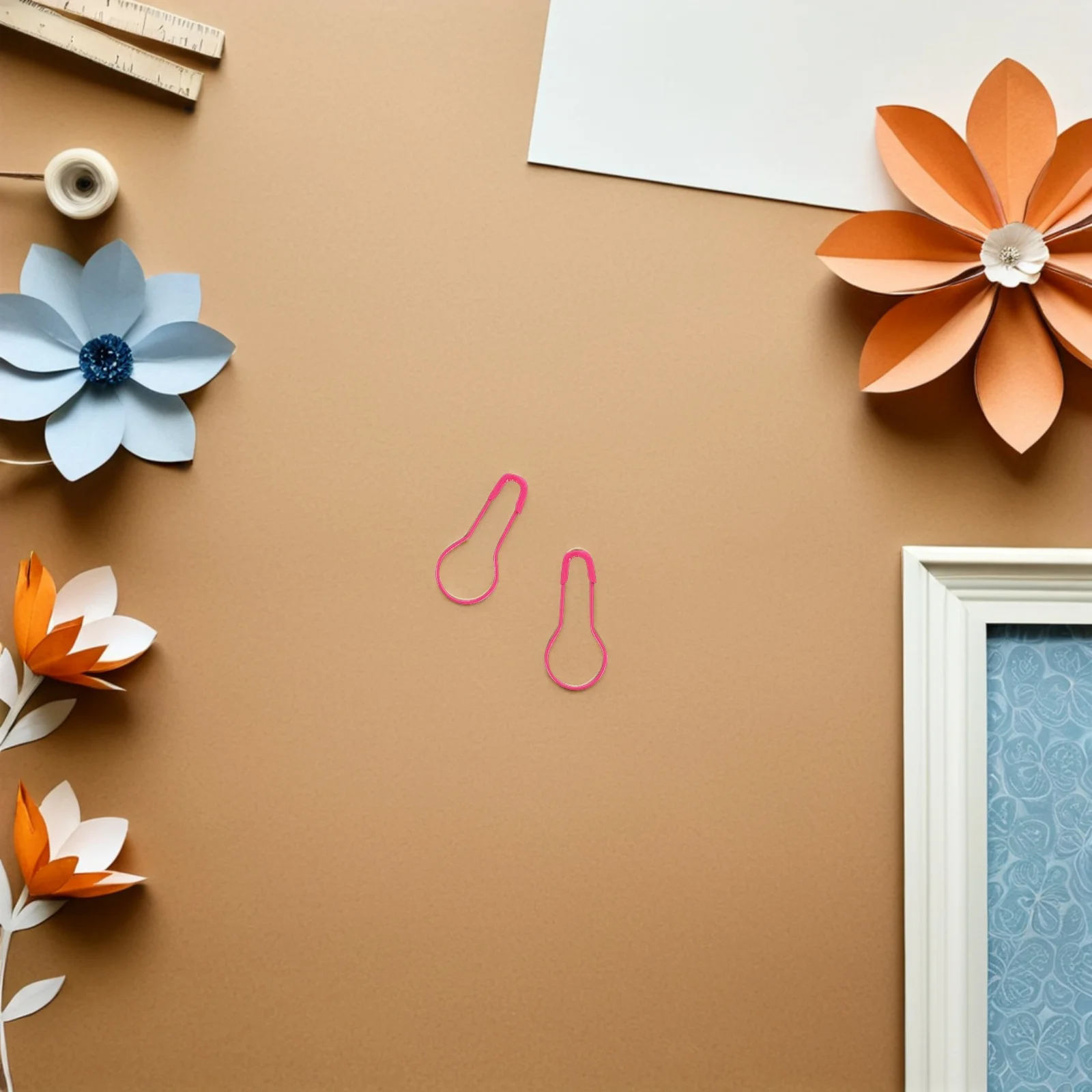 

500Pcs Colorful Metal Gourd Safety Pins Small Locking Stitch Markers for Knitting Sewing Craft Crochet Accessories