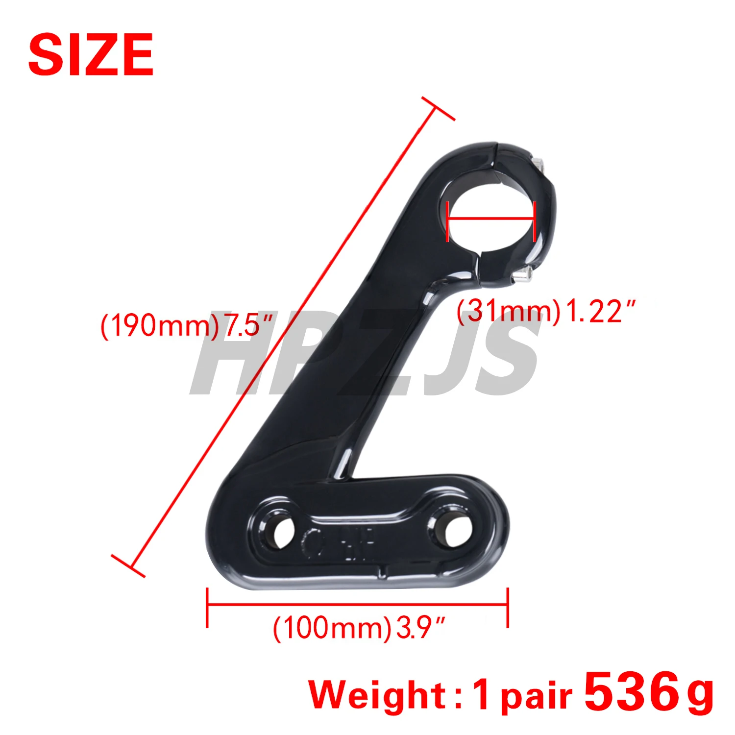 دعامات دعم أمامية للدراجة النارية Harley تتصاعد باللون الأسود/الكروم لـ Road Glide FLTR Ultra FLTRU مخصص FLTRX 2010-2013