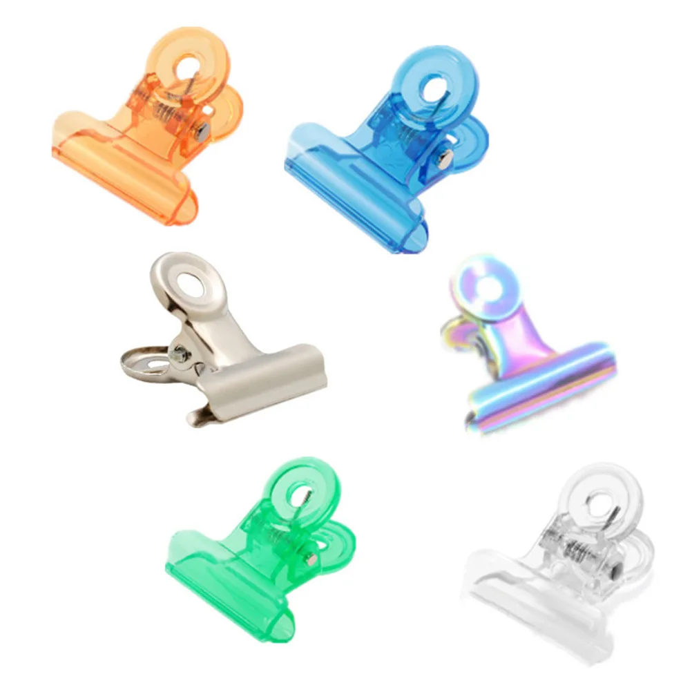 

20pcs Nail Fiber Clamps Manicure Extension Shaping Clips Tools Durable Portable Gifts Polishing Accessories Drilling Heads