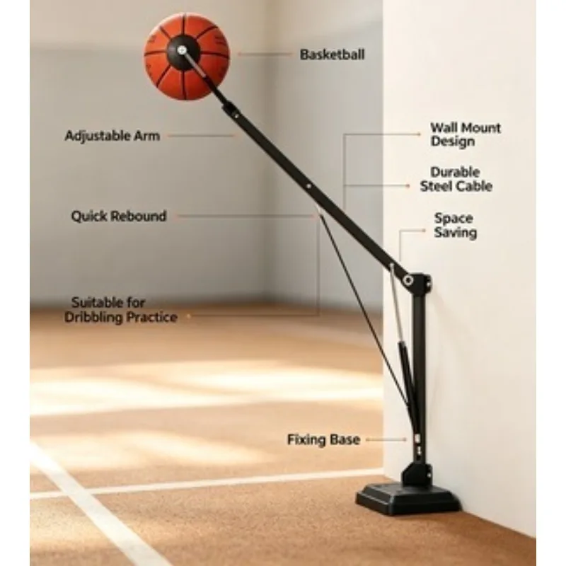 Guide Hand Shot Training Aid Keep Elbow In Wall-mounted Basketball Pitching Corrector Basketball Shooting Train Smooth Shooter