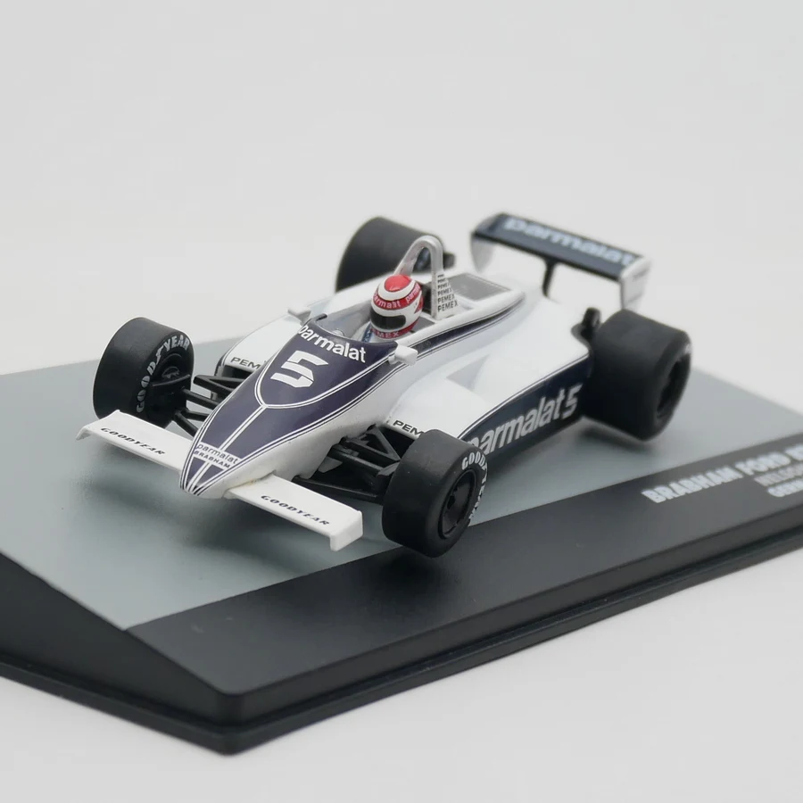 

Ixo 1:43 Racing Brabham Ford BT49C 1981 NELSON PIQUET Diecast Car Model Metal Toy Vehicle