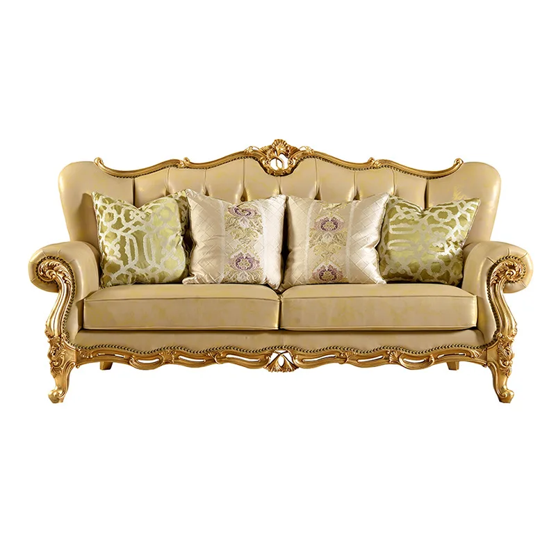 

Furniture English mahogany sofa combination villa mansion European sofa