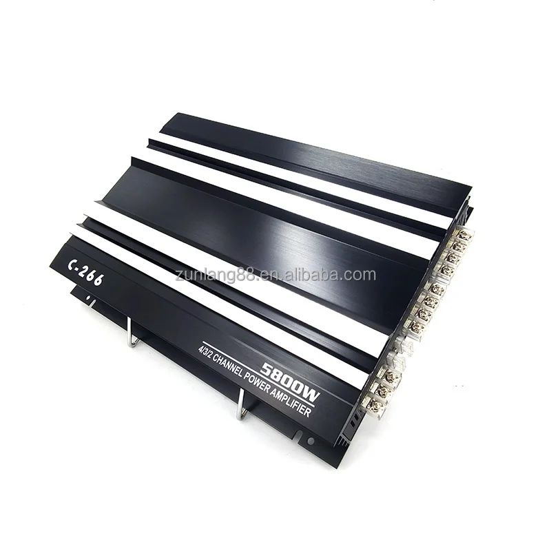 Factory OEM Car Stereo Amplifier Peak 5800W RMS 60W*4 Class AB 4 Channel Full Range AMP Amp 4 Channel AB Car Subwoofer Amplifier