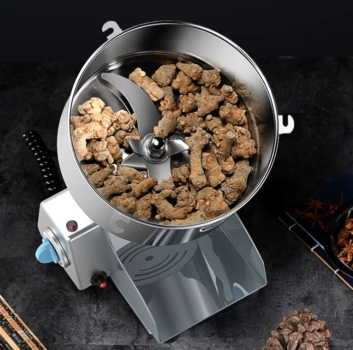 Suitable for 2500 Grams of Commercial Grinder, Household Ultra-fine Grinder, Chinese Herbal Medicine Grinder, Grain Grinder