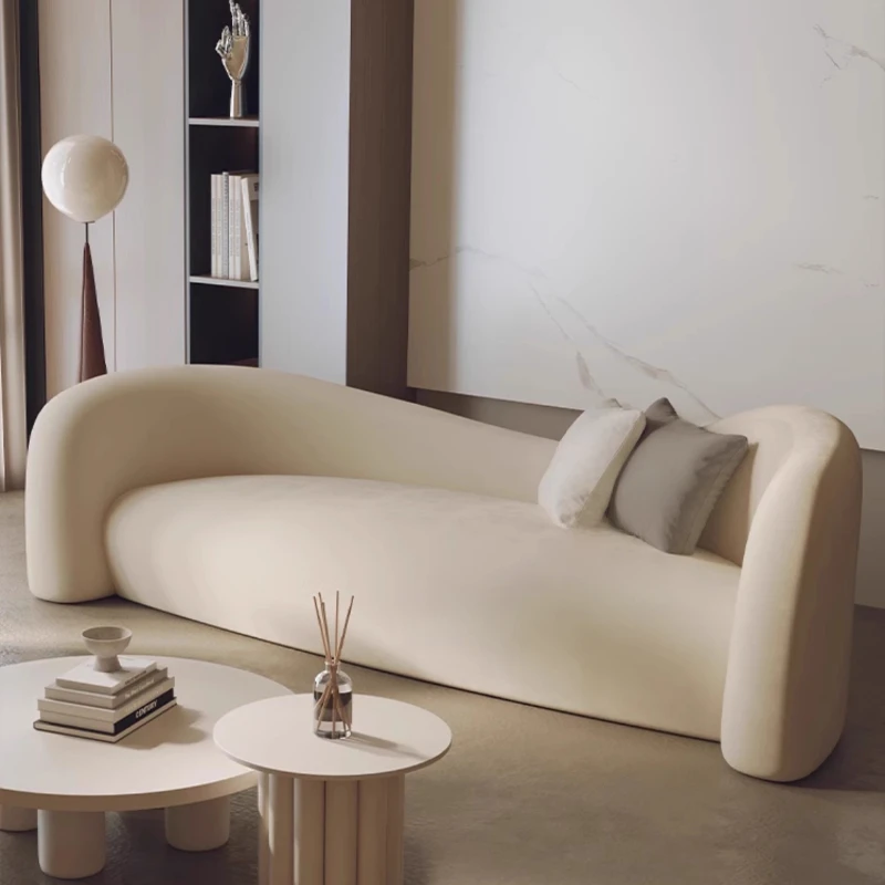 

Curved Light Luxury Sofas Modern Gaming Designer Romantic Comfortable Trendy Sofas High Quality Aesthetics Muebles Furniture