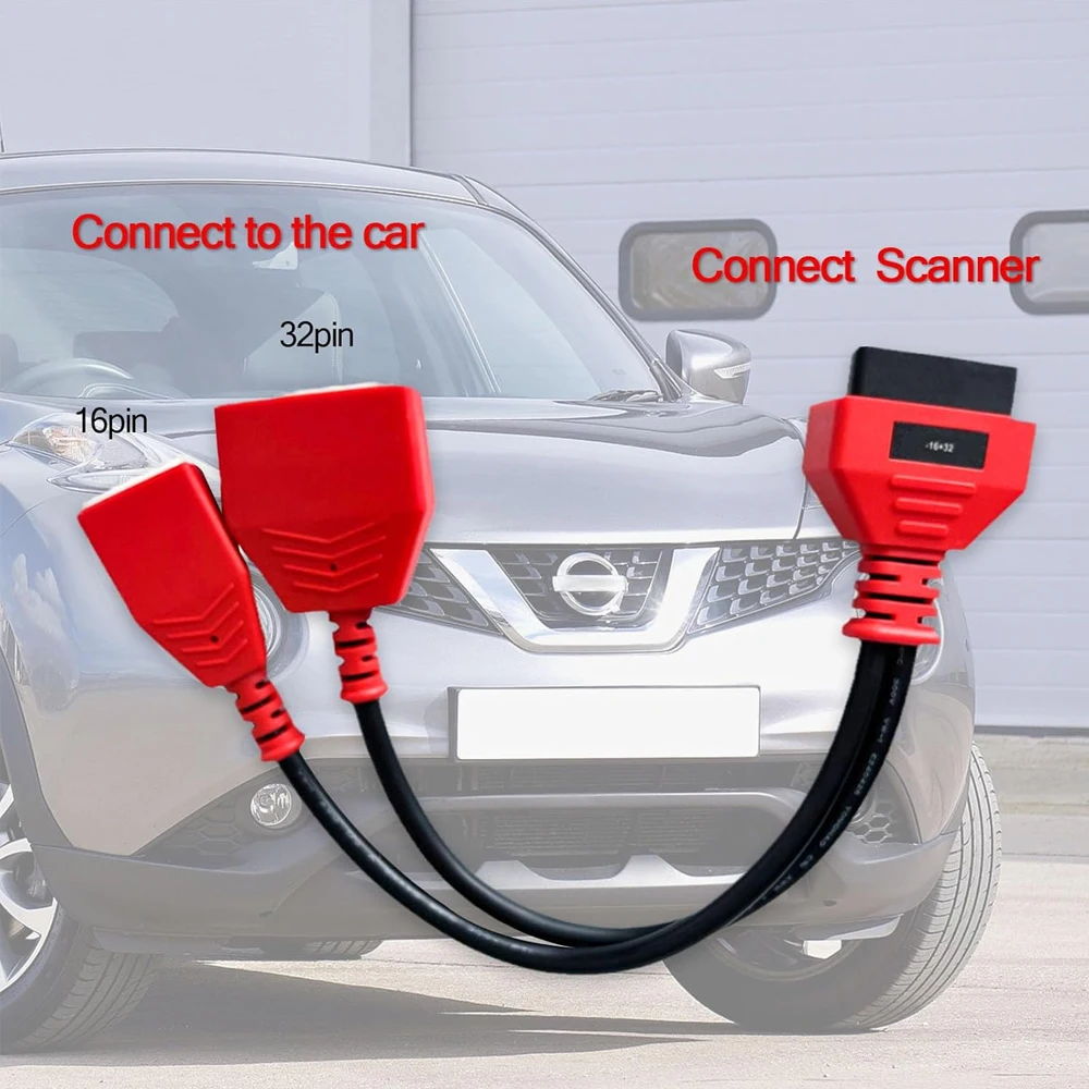 

Адаптер шлюза для Nissan/Renault/Dacia 16 + 32 Sylphy OBD2, 16-контактный кабель, ключ для добавления, шлюз безопасности с паролем не требуется