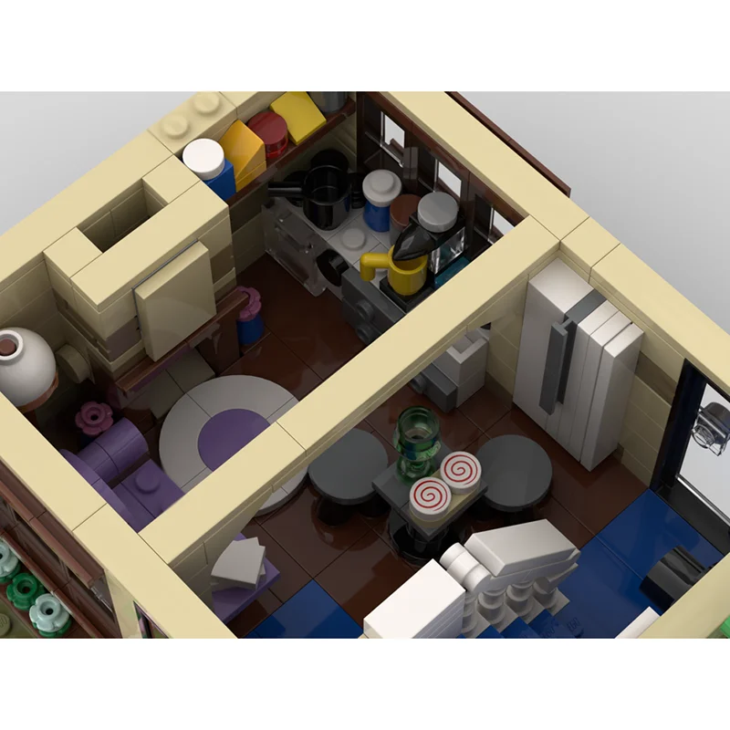 Popular Movie Model Moc Building Bricks Modular Privet Castle Model Technology Modular Block Toys DIY Assembly Christmas Gifts