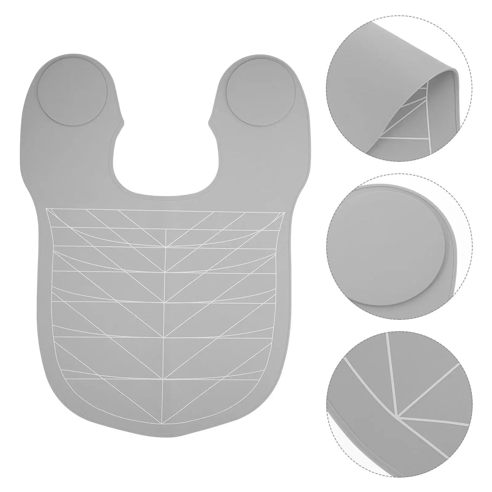 

Hair Cutting Guide Collar Silicone Barber Neck Strip Soft Washable Extended Design Hair Protection for Stylists Salon Supplies