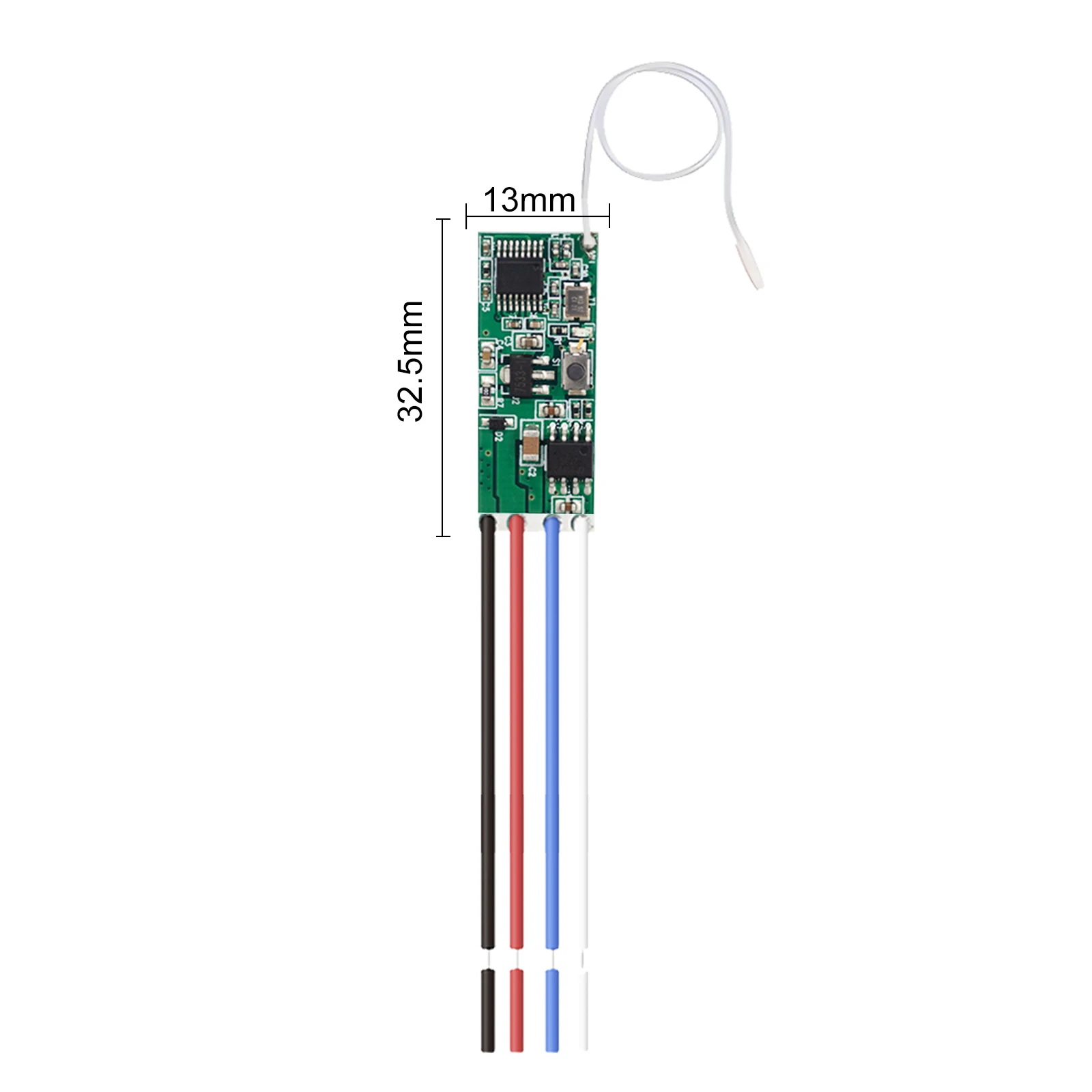 433 Mhz DC 12 V Motor Sürücü İleri ve Geri Denetleyici Modülü Anahtarı RF Kablosuz Kontrolörleri Uzaktan Elektrikli İtme Çubuğu Motoru