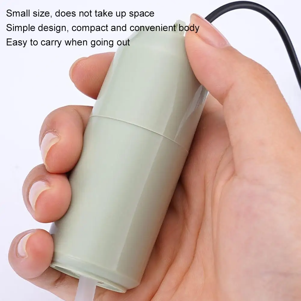 Rechargeable Oxygen Pump Small Oxygen Pump Portable Mini USB Charging  Silent Oxygenator Fish Farming Aquarium Supplies