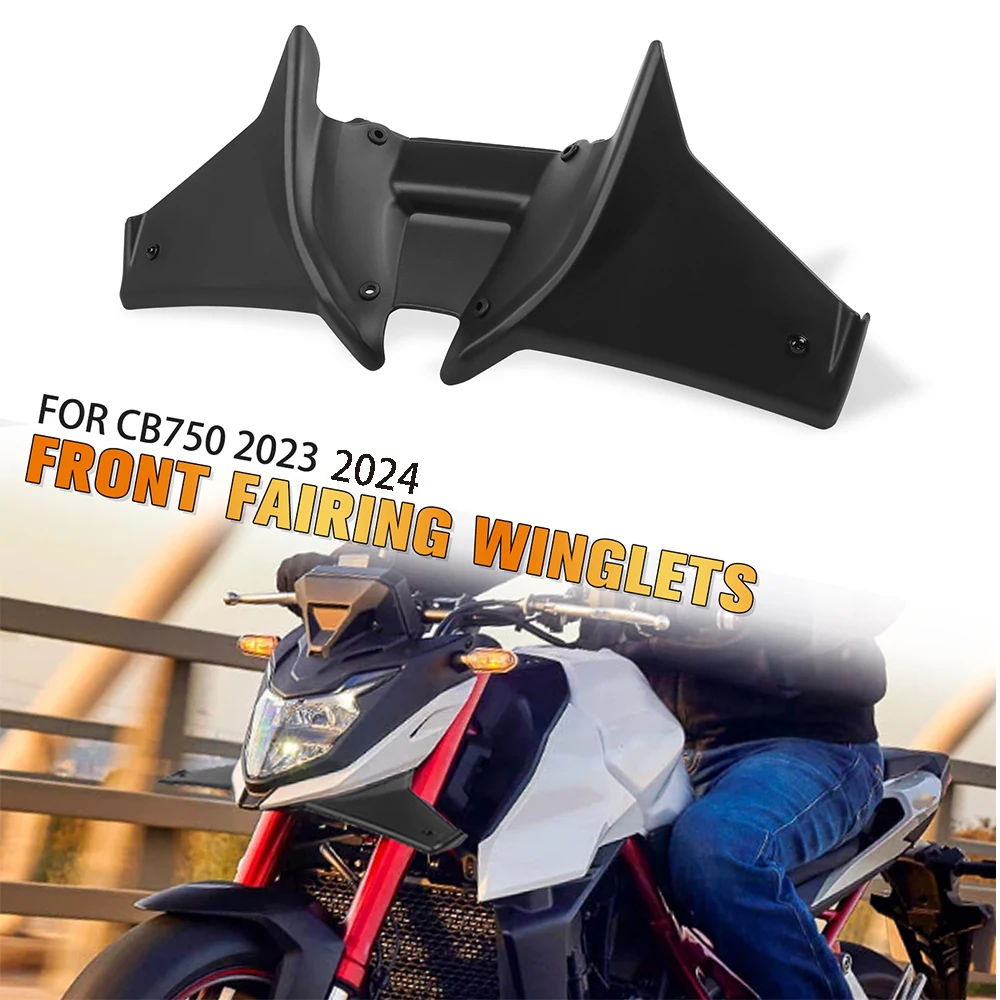 For Honda CB750 HORNET CB 750 Hornet 2023 2024 Motorcycle Front Spoiler Frontal Naked Downforce Spoilers Winglet Wing Deflector