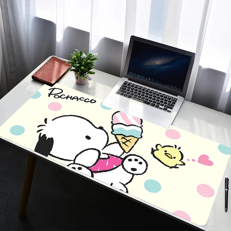 

Mouse Pad PC Non Slip Rubber Cartoon Mousepad Laptop Gamer Cabinet Keyboard Pad Office Computer Gaming P-pochacco Desk Mouse Mat