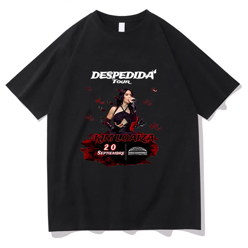 Kim Loaiza T-shirt Graphic Printing Harajuku Cotton Tee-shirt Short Sleeve O-neck Hip Hop Tshirt Ropa Mujer High Quality Clothes